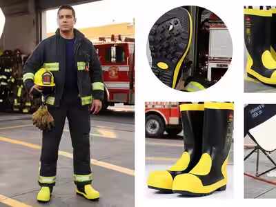 Bota Estructural NFPA 1970 — Suela Vibram® - Bota estructural NFPA 1970 certificada