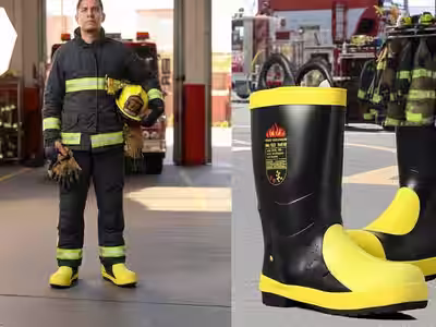 Bota Caucho HAZMAT — Resistente a Hidrocarburos - Bota de caucho HAZMAT resistente químicos