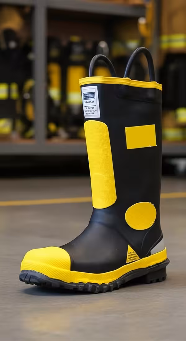 Bota estructural NFPA 1970 zipper lateral