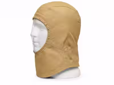 Capucha PBI Gold® vista lateral en maniquí profesional