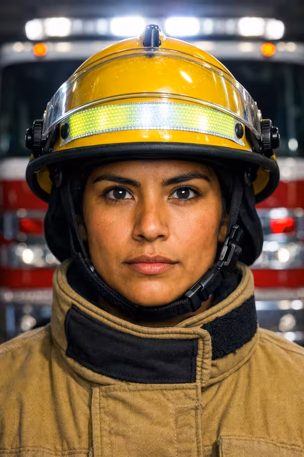 Casco para brigada industrial certificado NFPA en uso operativo en planta