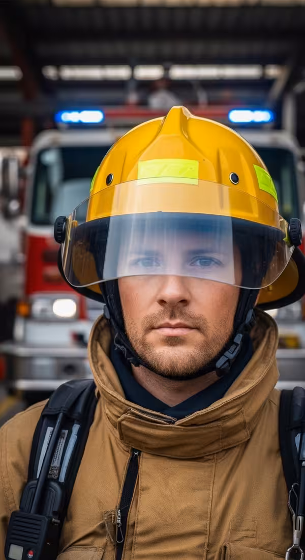 Casco Forestal Termoplástico HDPE — EPP certificado NFPA para bomberos México