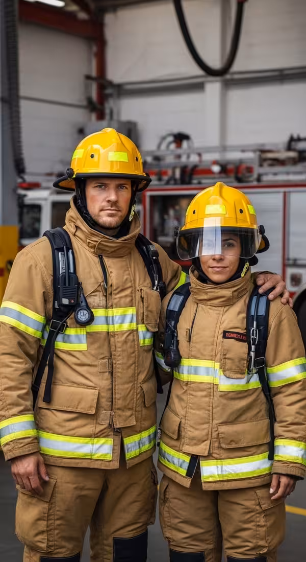 Casco con Protección Facial — EPP certificado NFPA para bomberos México