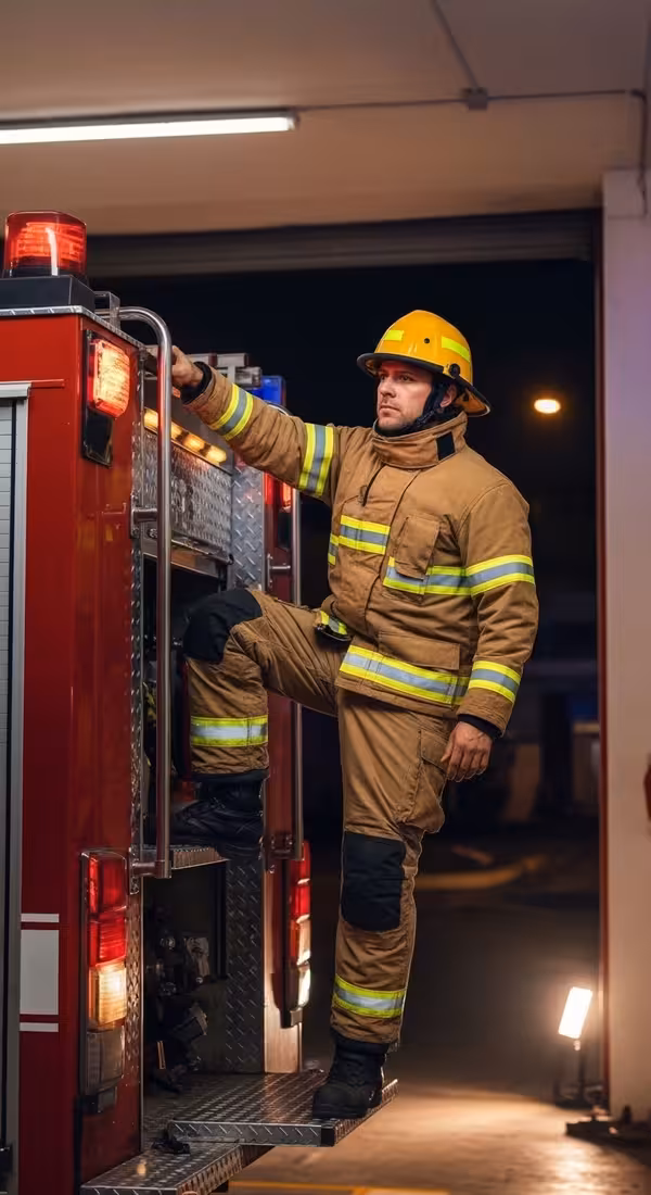 Casco con Protección Facial — EPP certificado NFPA para bomberos México