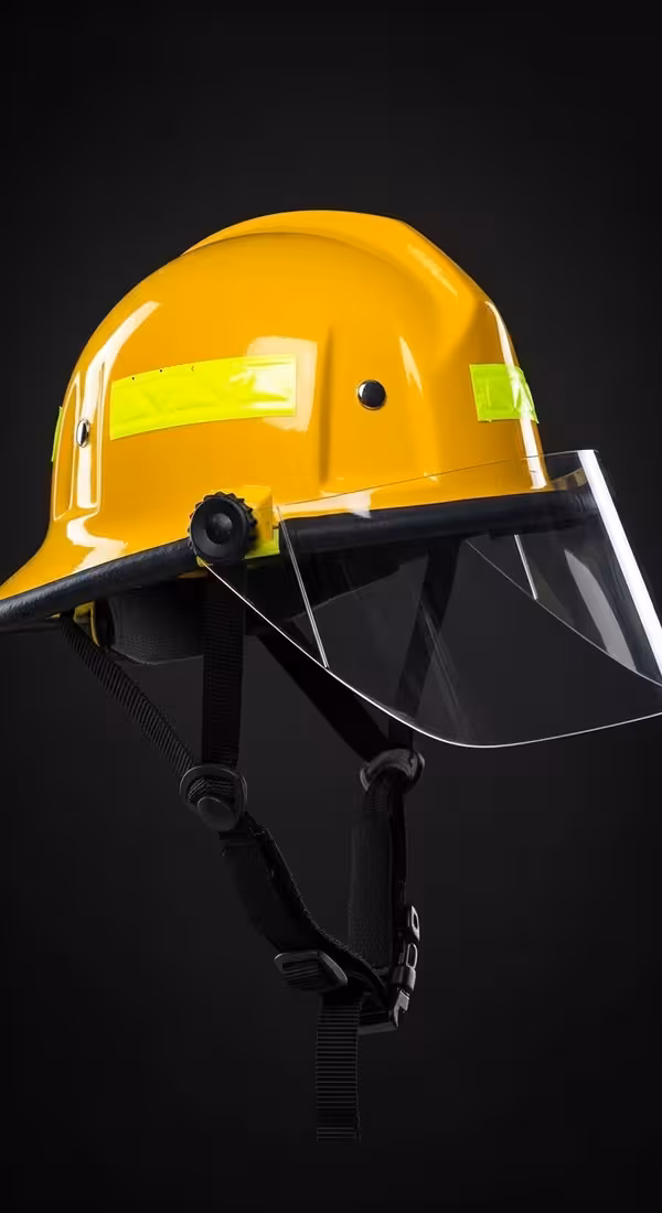 Casco forestal NFPA 1950 fibra de vidrio