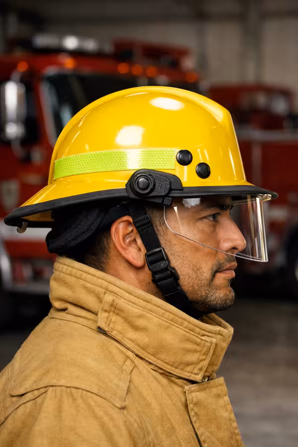 Entrenamiento con visor dorado