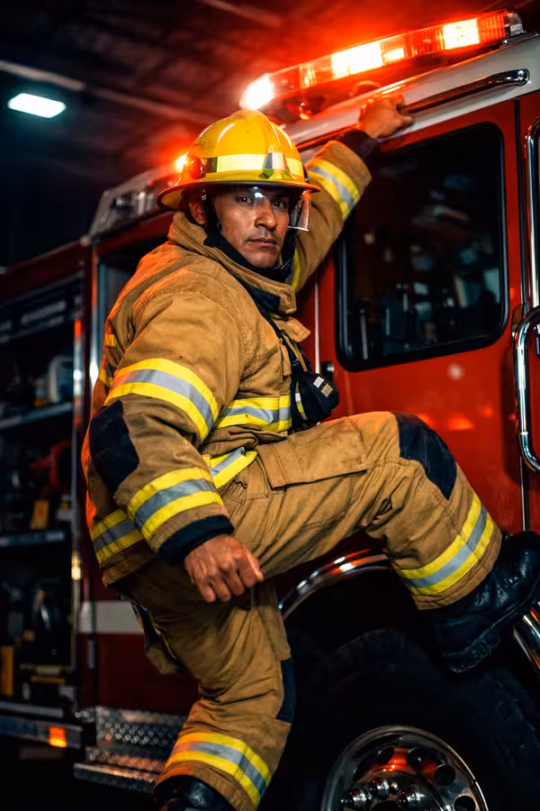 Capuchas y Gafas de Bombero