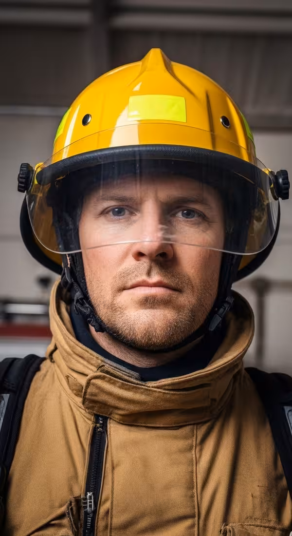 Casco rescate alta visibilidad