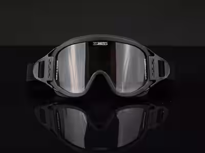Goggle premium lente espejo para bombero — policarbonato certificado ANSI Z87.1