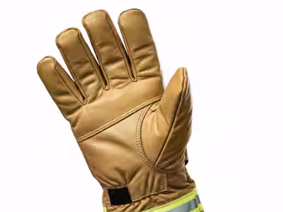 Guantes HAZMAT NFPA 1991 — Viton® para Solventes Agresivos - Guantes HAZMAT NFPA 1991 certificados con permeación ASTM F739