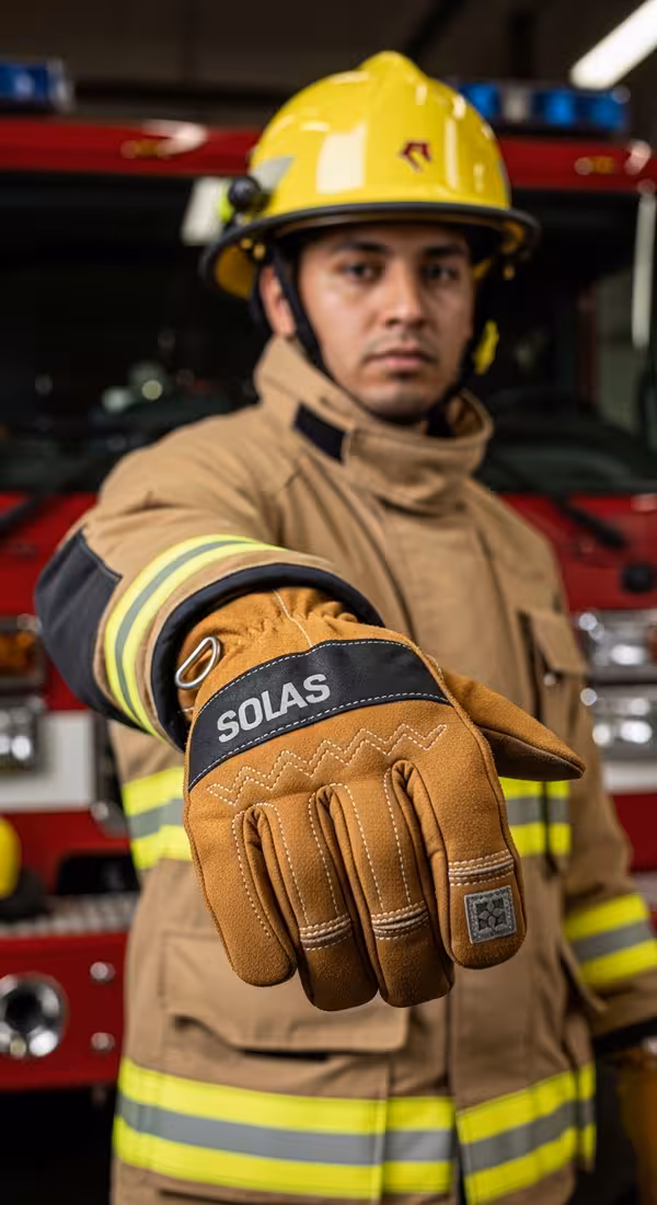 EPP completo con guantes estructurales