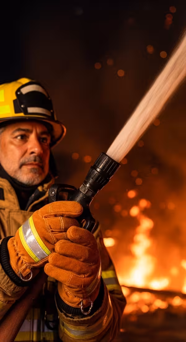 Guantes Cuero Vaqueta Tradicional — EPP certificado NFPA para bomberos México