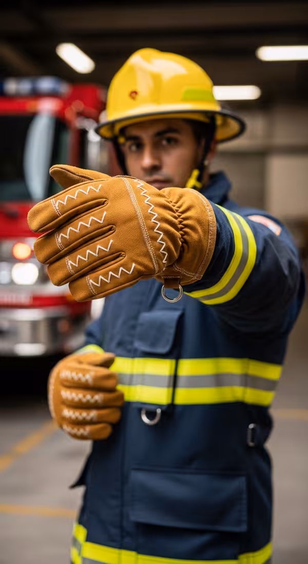 Entrenamiento con guantes estructurales