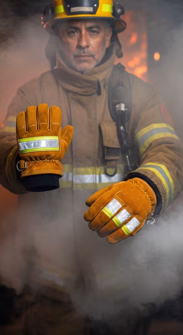 Entrenamiento con guantes estructurales