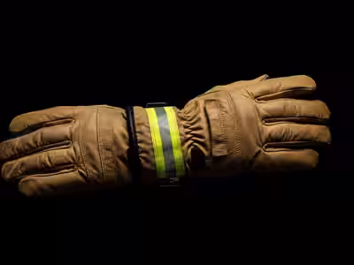 Guantes Forestales NFPA 1950 — Palma Cuero Vaqueta de Agarre - Guantes forestales NFPA 1950 Nomex® ultraligero certificados