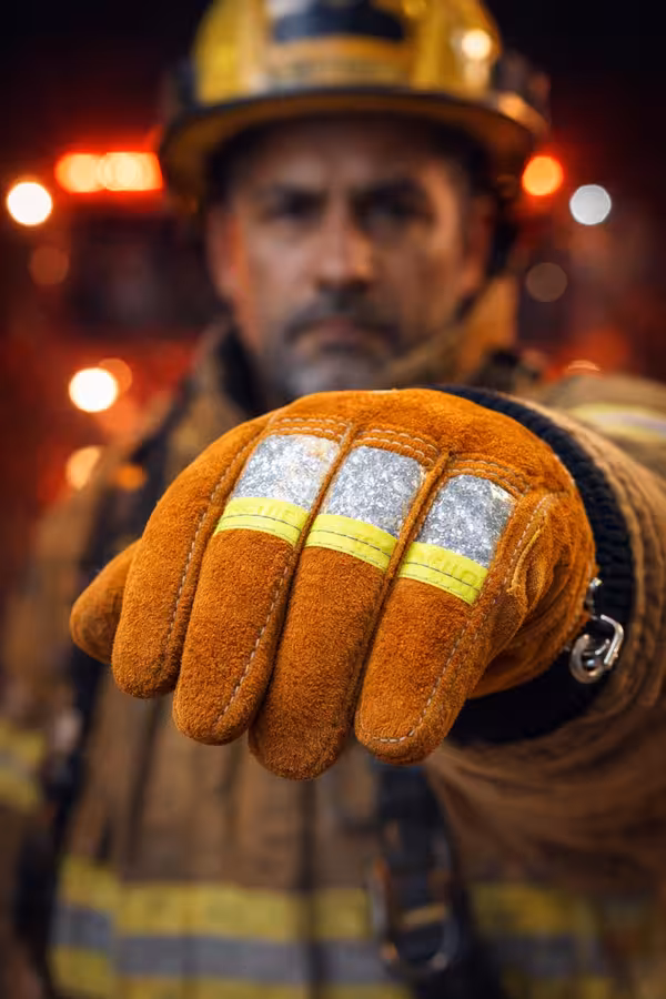 Entrenamiento con guantes estructurales