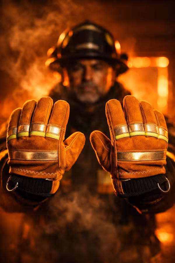 Guantes forestales muñeca elástica