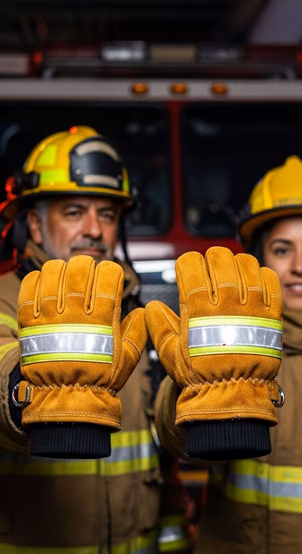 Guantes muñeca elástica ajustable