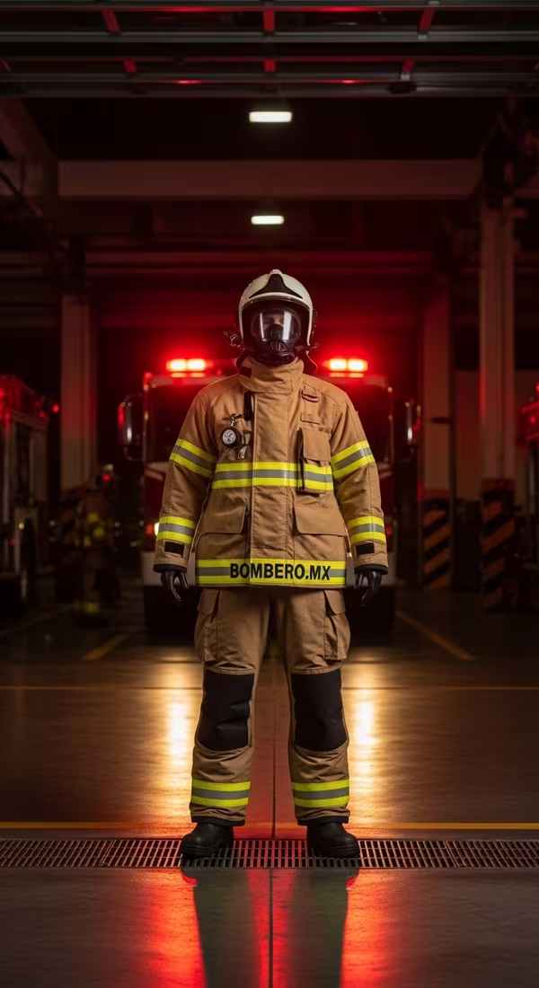 Traje Lion con capa exterior Nomex III-A — opción de acceso con certificación NFPA 1971 completa