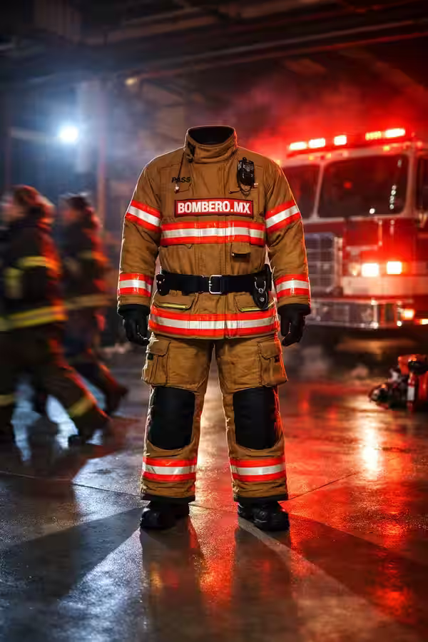 Equipo HAZMAT con barrera de humedad Gore-Tex NFPA 1970 clase F3