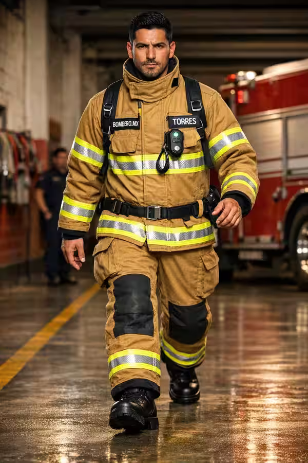 Diseño Operativo — EPP certificado NFPA para bomberos México